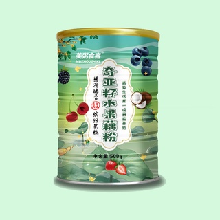 Bột  Củ Sen Hoa Quả Meizhoushike lon 500g (M6)