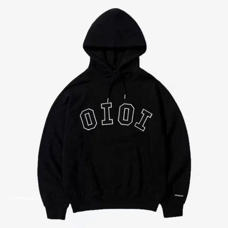 Áo Khoác Hoodie Dáng Rộng In Chữ BLACKPONK ROSE OIOI Same Thời Trang Hàn Quốc 2022 Dành Cho Nam Nữ