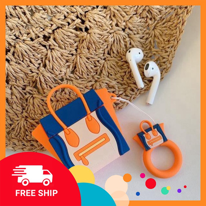case airpods ốp airpods 👑FREESHIP👑 Vỏ Ốp Bảo Vệ Tai Nghe airpods Silicone Túi xách Thời Trang | BigBuy360 - bigbuy360.vn