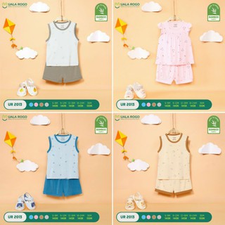 Bộ qa sát nách bamboo họa tiết ur2013