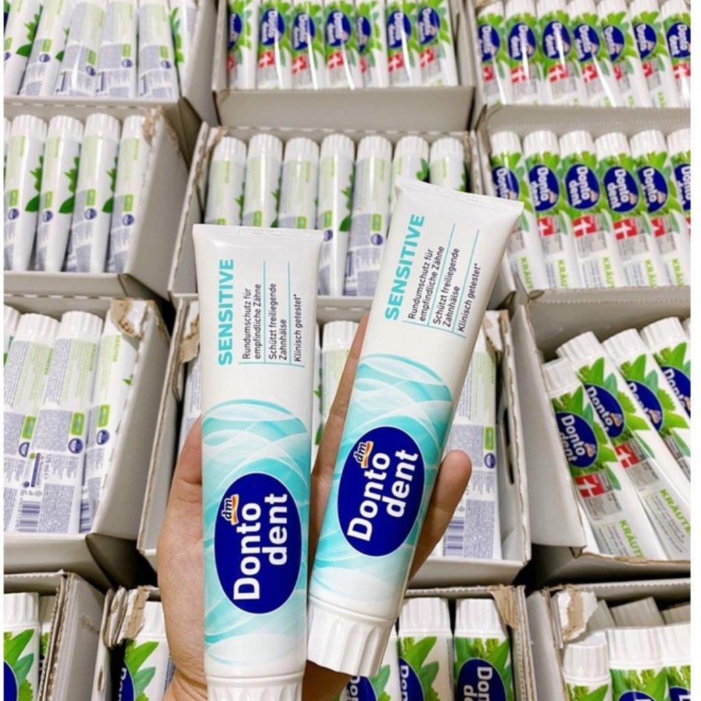 Kem Đánh Răng Dontodent SensitiveCho Răng Nhạy Cảm  125ml- Hàng Chuẩn Đức