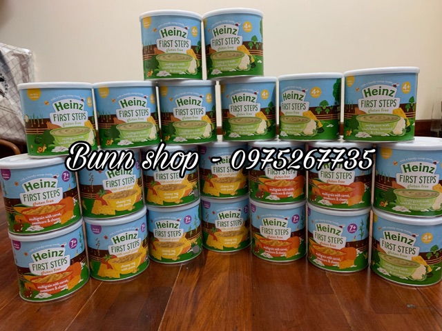 BỘT ĂN DẶM HEINZ VỊ MỲ Ý RAU CÙ 7M+