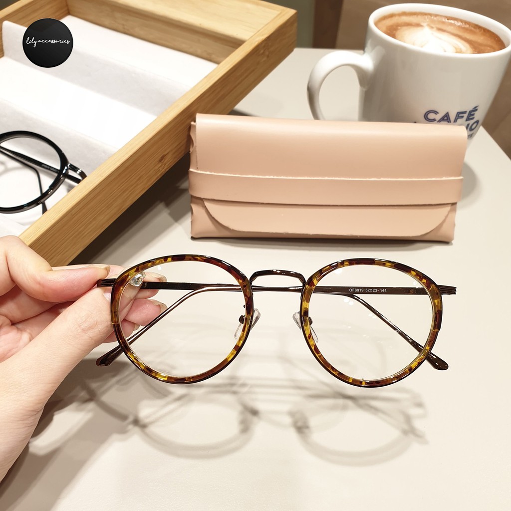 Gọng kính cận thời trang [Cắt kính mắt cận-loạn] Kính gọng tròn 8919 | BigBuy360 - bigbuy360.vn