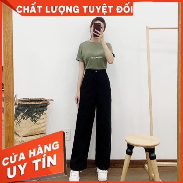 QUẦN TÂY SUÔNG DÁNG SIÊU DÀI 100cm vải dày đẹp ko giãn- hình thật shop chụp