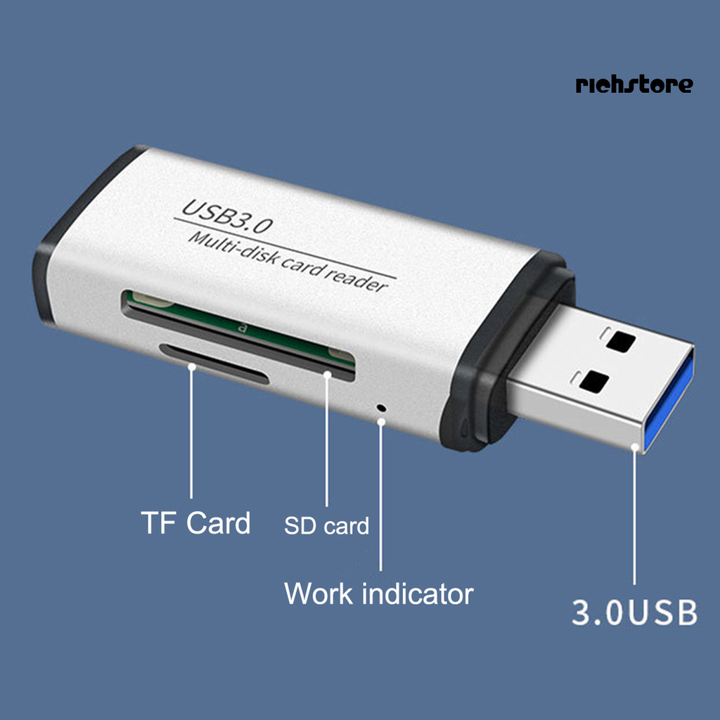 Đầu Đọc Thẻ Nhớ Usb 3.0 Cỡ Lớn Tiện Dụng Cho Laptop / Máy Tính | BigBuy360 - bigbuy360.vn