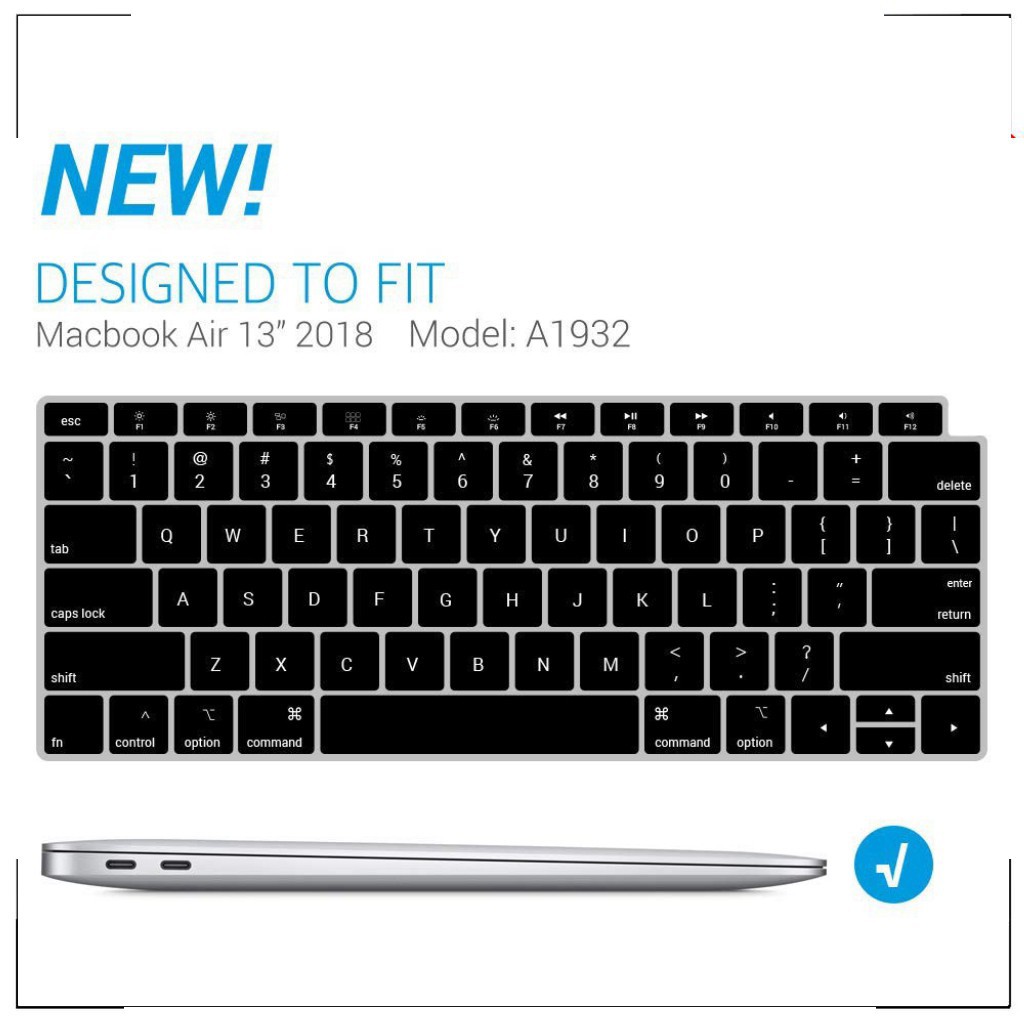Lót bàn phím silicon Macbook Air 13"(2018-2020) model A1932