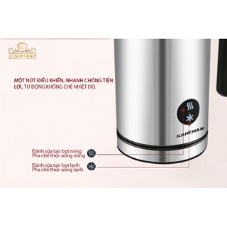Máy đánh sữa tạo bọt cao cấp inox