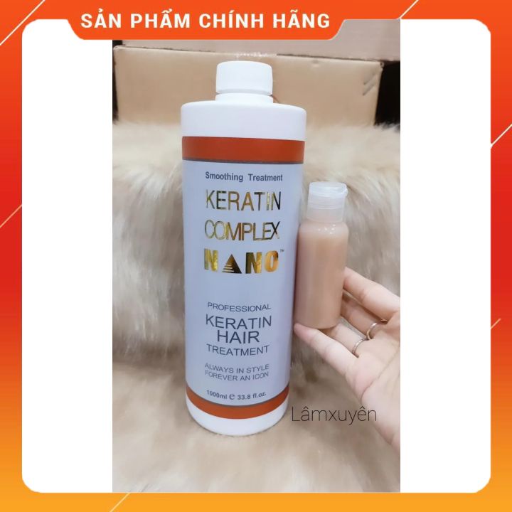 Keratin Complex Nano thủy phân( chai chiết 50 ml) phục hồi tóc nát tóc hư tổn nặng