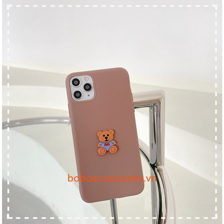 Samsung J7 J2 J5 Prime A50 A50S A30S A7 2018 A51 A01 A11 M11 A21S A31 Phone Casing 3D Lovely Bear SpongeBob SquarePants Duck Soft TPU Cover Case