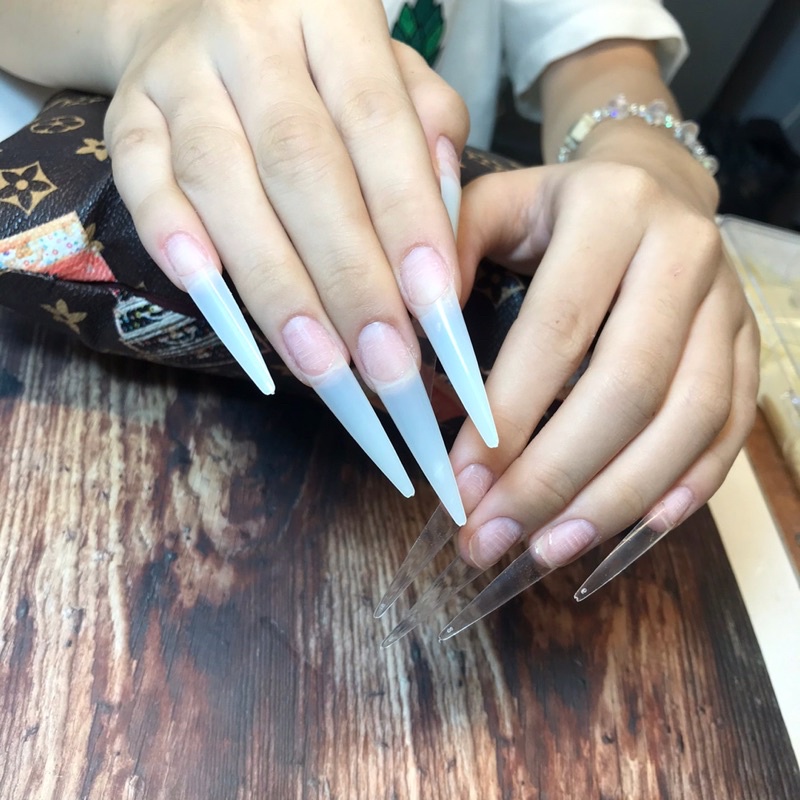 Móng típ nối đủ phom chất dẻo mỏng siêu đẹp Hàn Quốc đắp gel bột Nail chuyên dụng