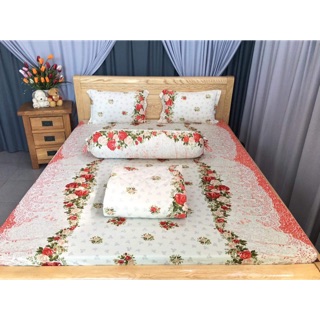 Drap thun❤❤FREESHIP❤❤ga thun hình Hoa hồng dây