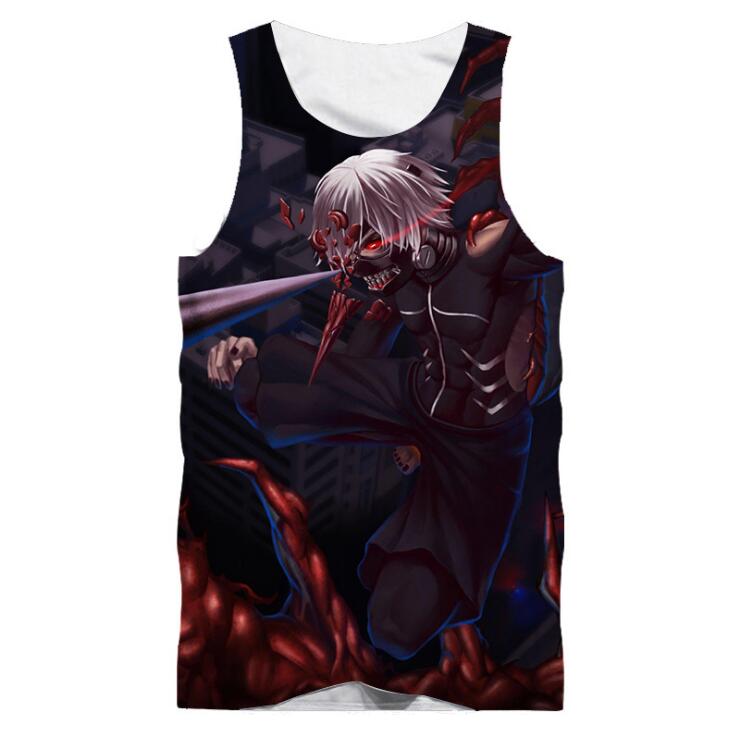 Áo Khoác Hoodie Họa Tiết Phim Tokyo Ghoul 3d Cá Tính Cho Nam Nữ