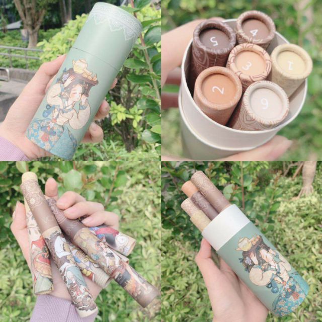 SET 6 CÂY SON VON GEE KÈM HỘP SIÊU XINHH | BigBuy360 - bigbuy360.vn