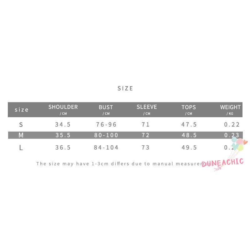 DUNEA Áo Sơ Mi Dài Tay Cổ Bẻ Xinh Xắn Dành Cho Nữ