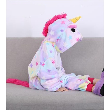 Bộ Đồ Thú Unicorn Ngôi Sao Full Size Dành Cho Trẻ Em