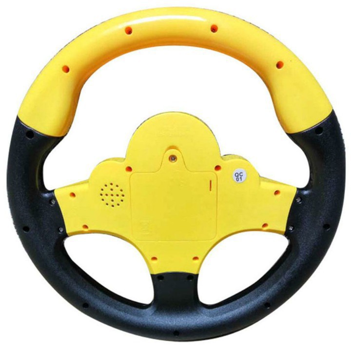 Đồ chơi trẻ em vô lăng có hiệu ứng âm thanh ánh sáng xoay 360 độ gắn lên ô tô mặt phẳng