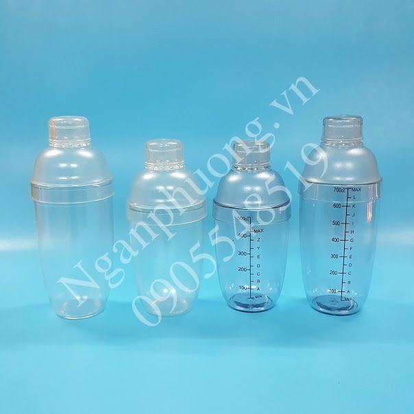 Bình lắc pha chế shaker nhựa 700ml in
