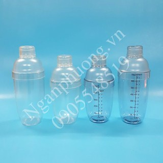 Bình lắc pha chế shaker nhựa 700ml in