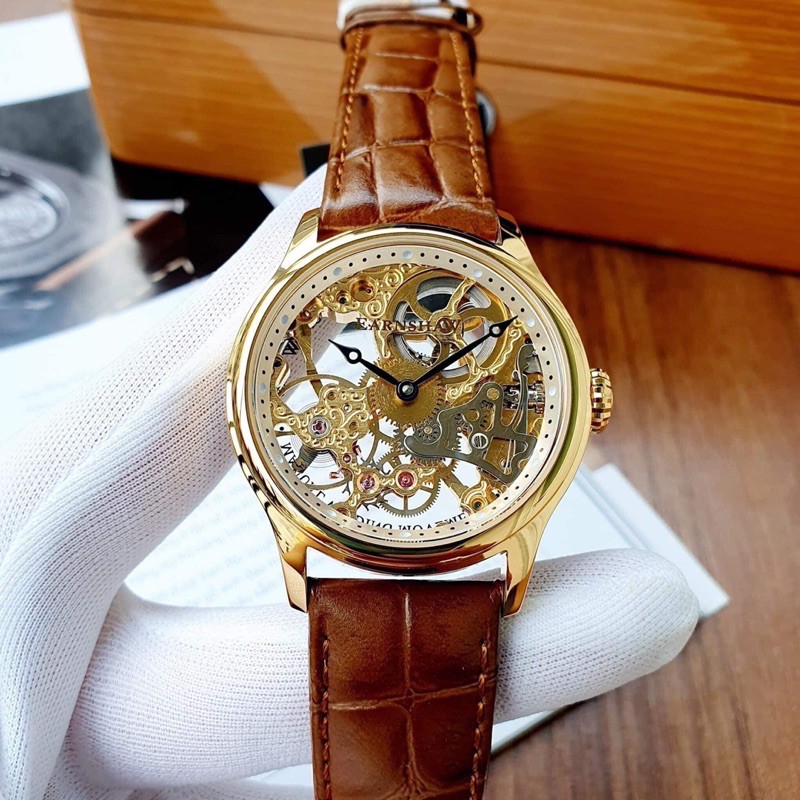 Đồng hồ nam  Earnshaw Skeleton .