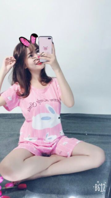 Bộ thun nữ nhiều hình dễ thương | BigBuy360 - bigbuy360.vn