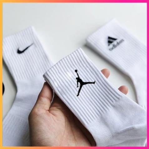 Tất vớ dệt kim Adidas, Nike, Puma, Mizuno, Jordan, Champion, Drew, NY, MLB. Cổ cao,nam nữ,thời trang, thể thao, đá bóng.