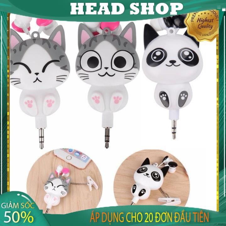 Tai nghe dây rút hình thú đáng yêu WA301 (Gía sỉ ) HEAD SHOP