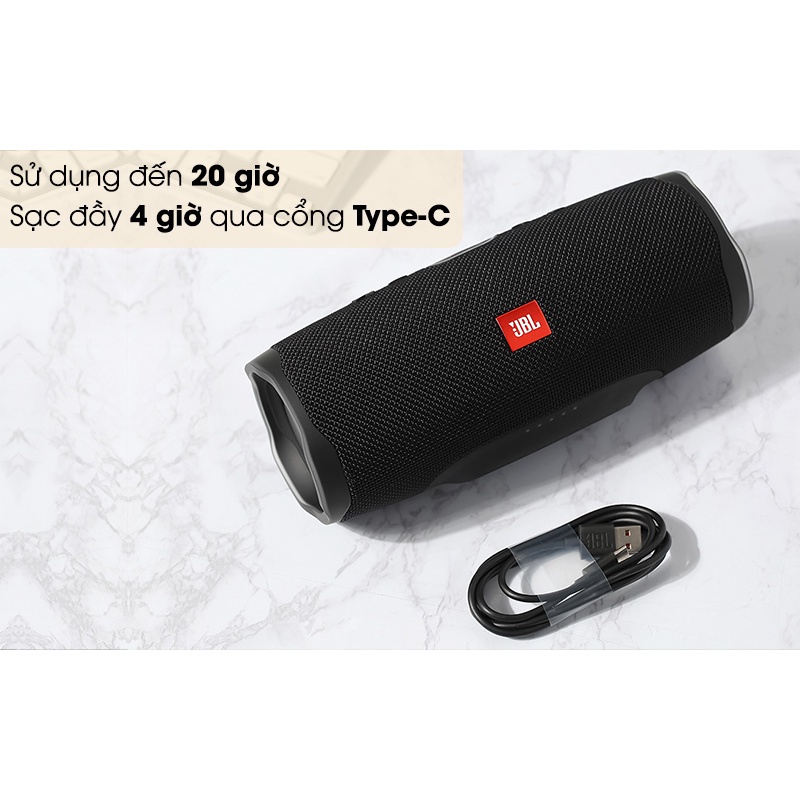 Loa Bluetooth JBL Charge 4 Chính Hãng - Loa JBL Chính Hãng Công Suất 30W Sử Dụng Liên Tục 20 Giờ , Kháng Nước IPX7