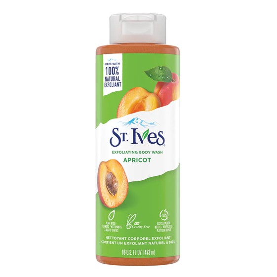 Sữa tắm St ives hương muối biển, yến mạch, cam chanh, huong mơ 473ml