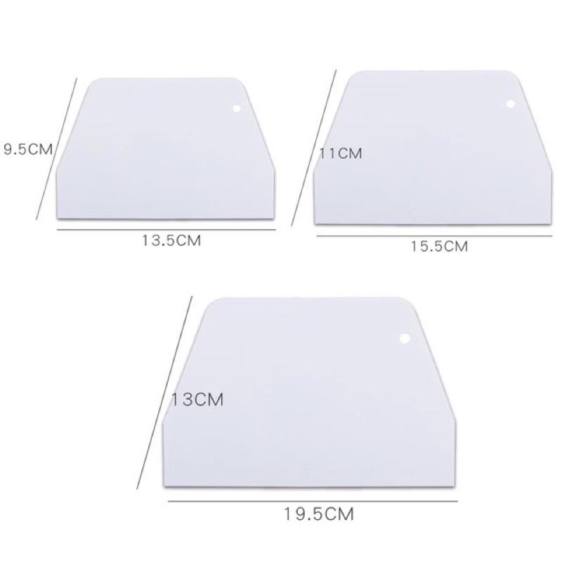 Miếng vét bột + cắt bột + chà láng bánh