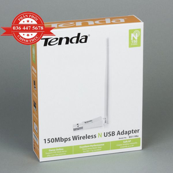 USB Thu Sóng Wifi TENDA 311MA Bảo Hành 3 Năm (1 Đổi 1) | WebRaoVat - webraovat.net.vn