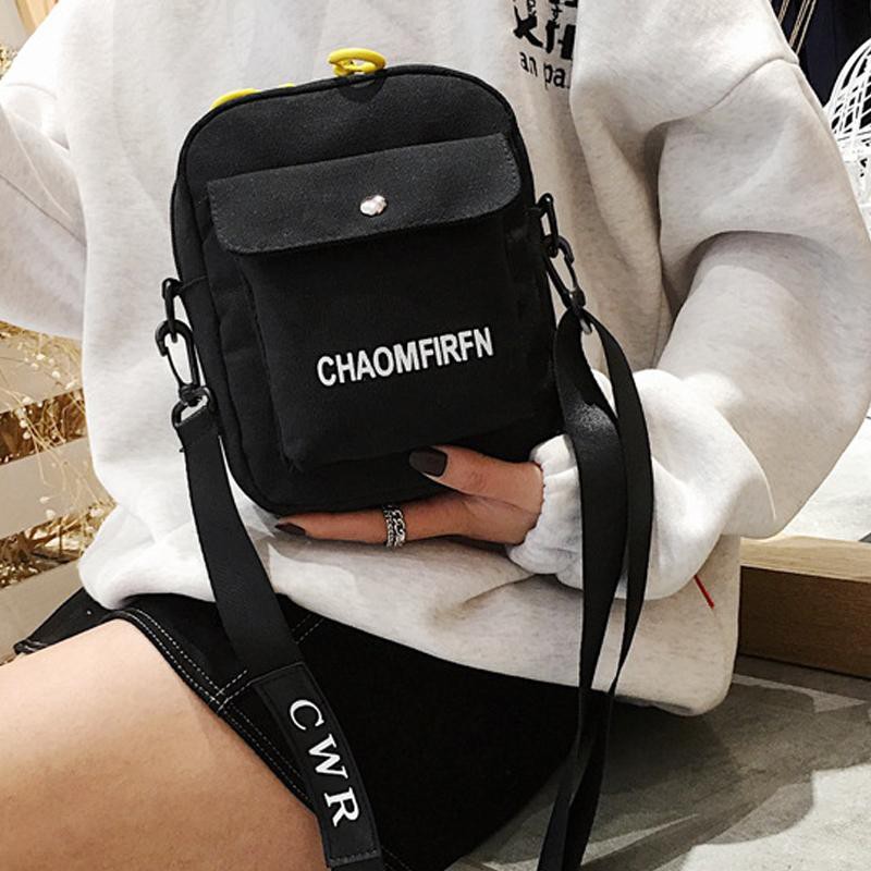 Túi đeo chéo cá tính có lỗ nhỏ để dây tai nghe nhiều ngăn thông dụng - 907 | BigBuy360 - bigbuy360.vn