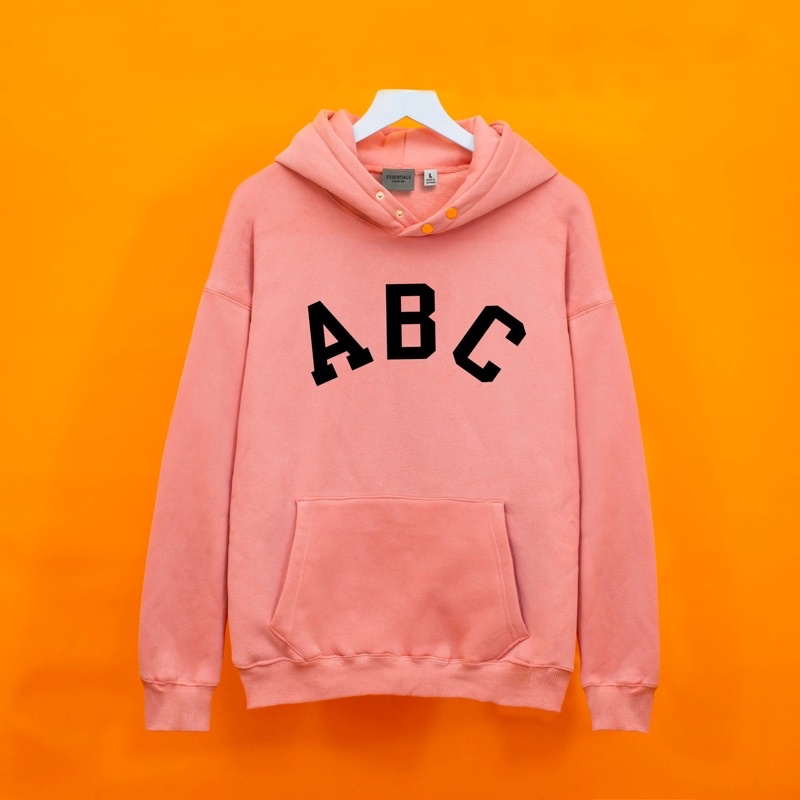 Áo nỉ hoodie ABC Hogoto shop , Áo nỉ hoodie unisex nam nữ form rộng oversize chất liệu Cotton