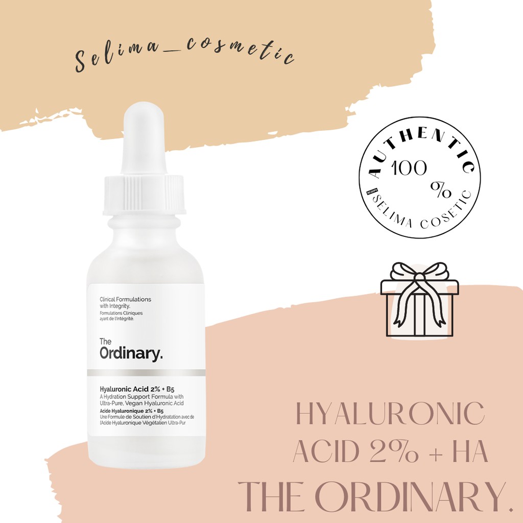 [The ordinary] Cấp ẩm hồi phục Hyaluronic Acid 2% + B5 (HA + B5) - Hàng CAN