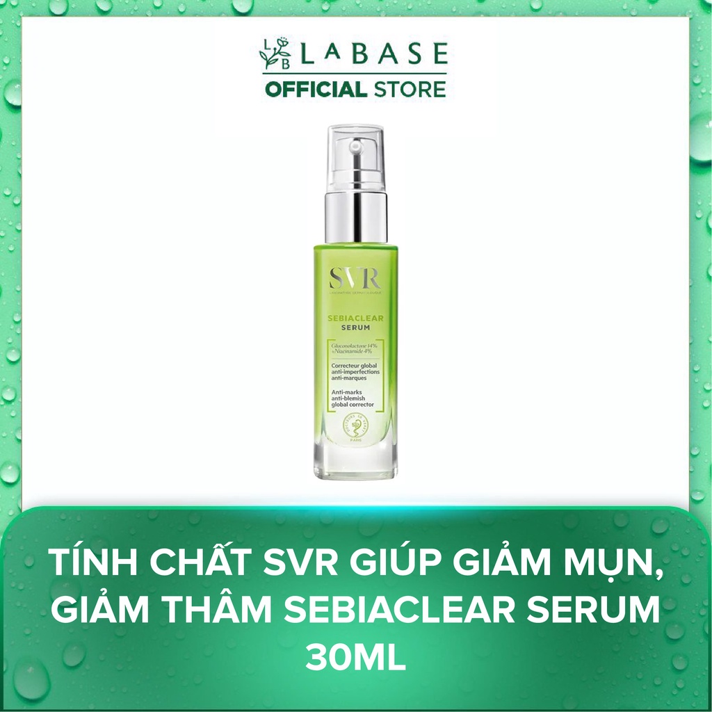 Tinh chất SVR giúp giảm mụn, giảm thâm Sebiaclear Serum 30ml