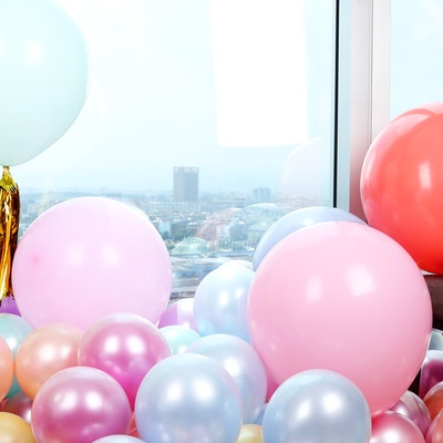 Bong Bóng Cao Su 18 Inch Màu Sắc Ngọt Ngào Trang Trí Tiệc
