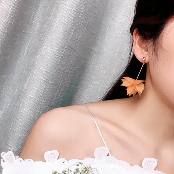 Hoa tai thời trang hình hoa bông tai phụ kiện - Mã HT028