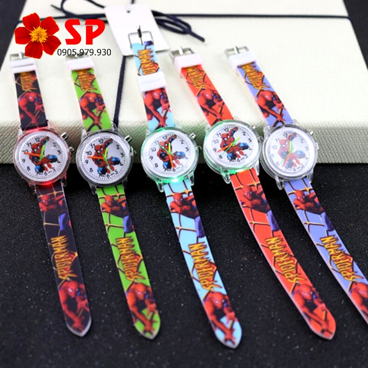 [Mã FAMAYFA2 giảm 10K đơn 50K] ĐỒNG HỒ SIÊU NHÂN NHỆN - CÔNG CHÚA ELSA ĐÈN LED 7 MÀU (CHUYÊN SỈ) | BigBuy360 - bigbuy360.vn