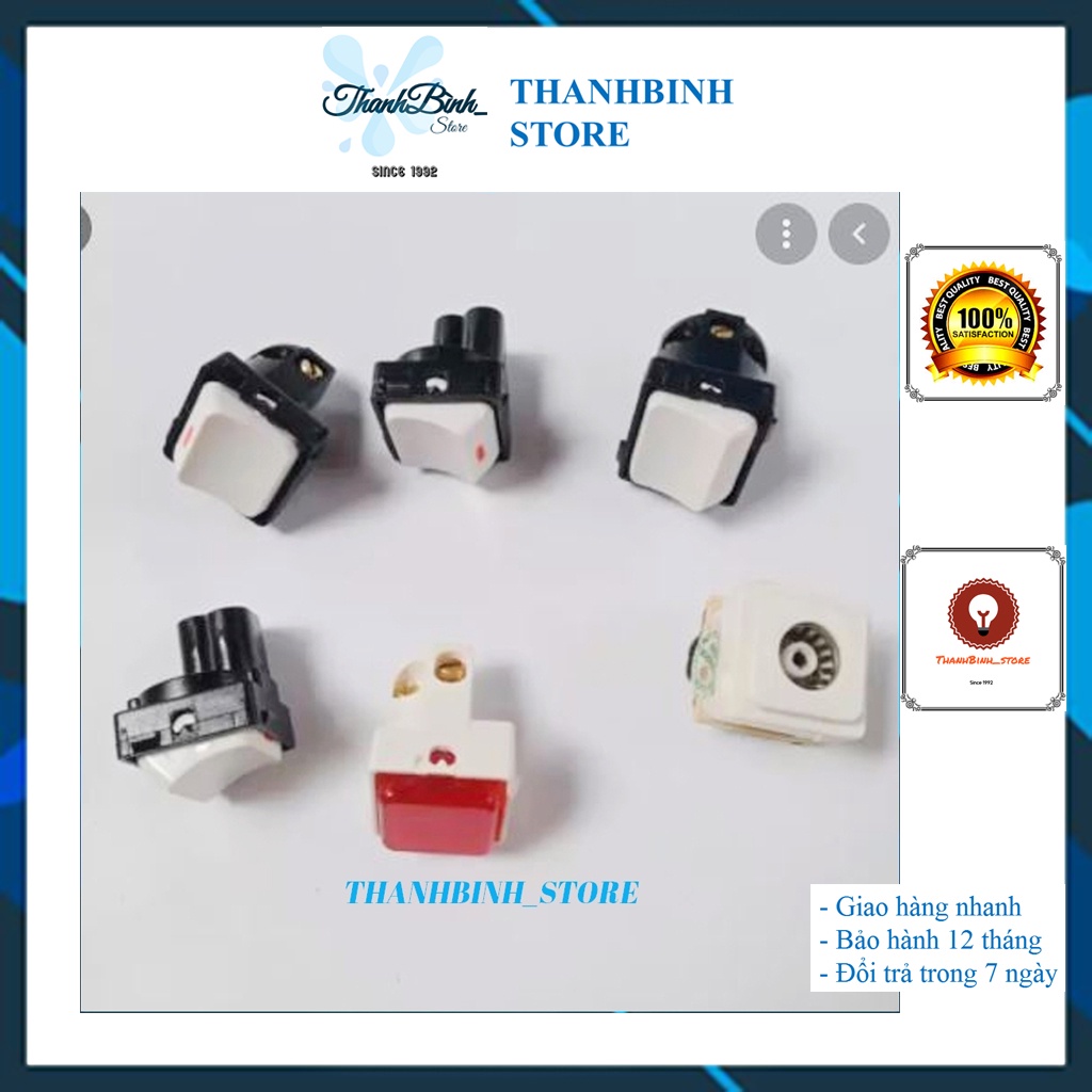 HẠT CÔNG TẮC 1 CHIỀU/ 2 CHIỀU/ HẠT ĐÈN BÁO- SINO S19