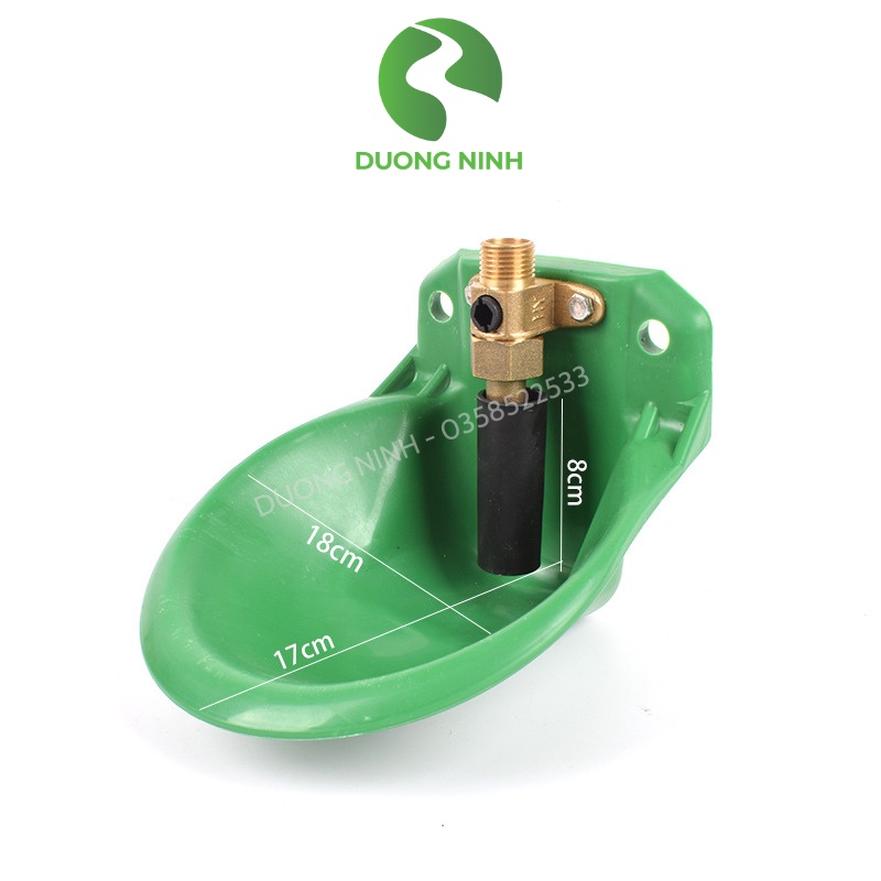 Máng uống nước tự động cho dê cừu Dương ninh van đồng MD16