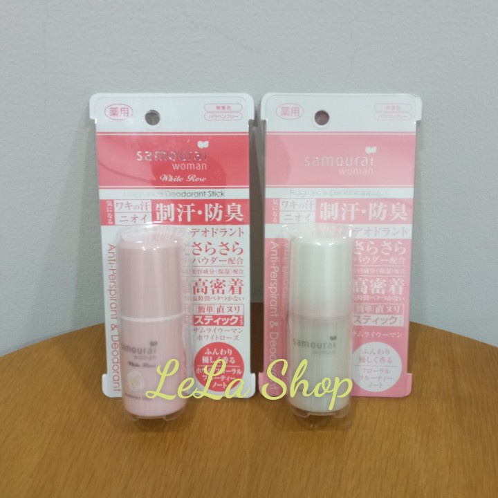 Lăn Khử Mùi Hương Nước Hoa Samourai Women Deodorant Stick Nhật Bản