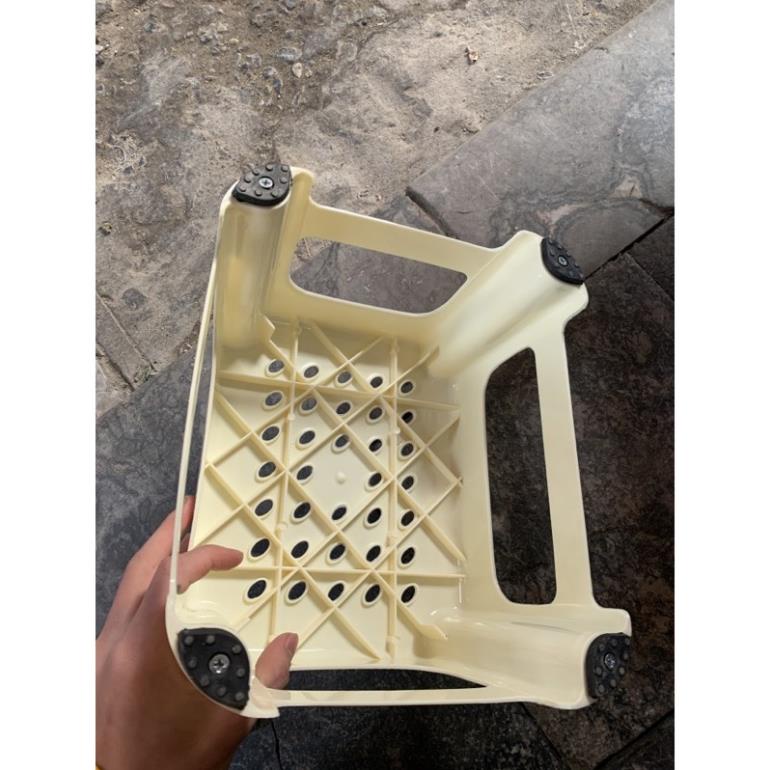 [Kho sỉ]  Ghế đẩu 2036 có miếng lót chống trượt, ghế giặt đồ, ghế để nhà tắm.