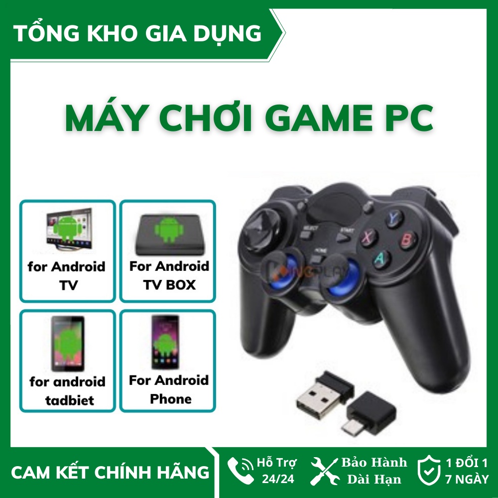 Tay cầm chơi game PC Laptop, PS3, Điện Thoại, TV Android Box - Tay cầm không dây 850 USB Wifi 2.4G - Full skill Fo4, Pes