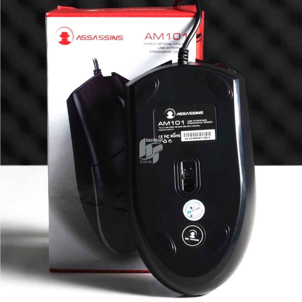 Combo Phím Chuột Assassins AM101 Gaming Optical