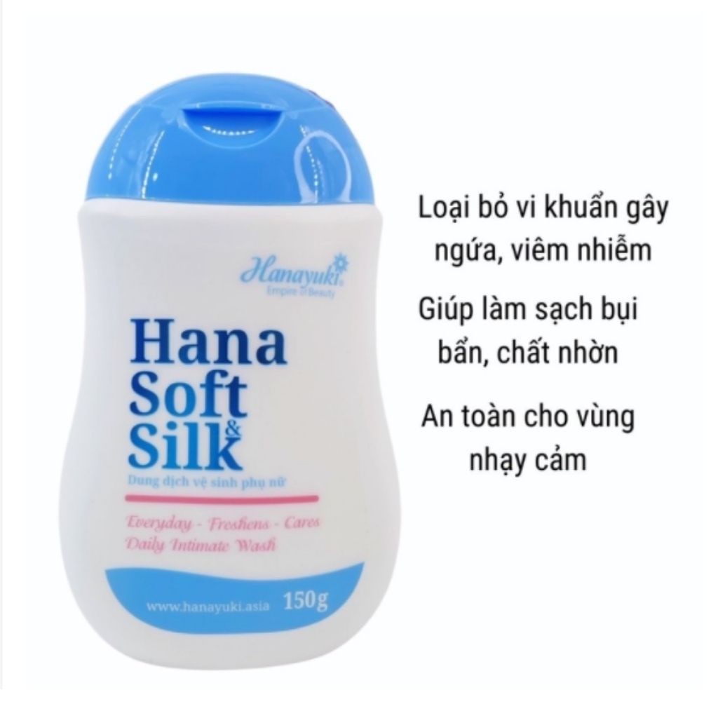 Dung Dịch Vệ Sinh Hana Soft Silk, Hàng Chính Hãng 150 g