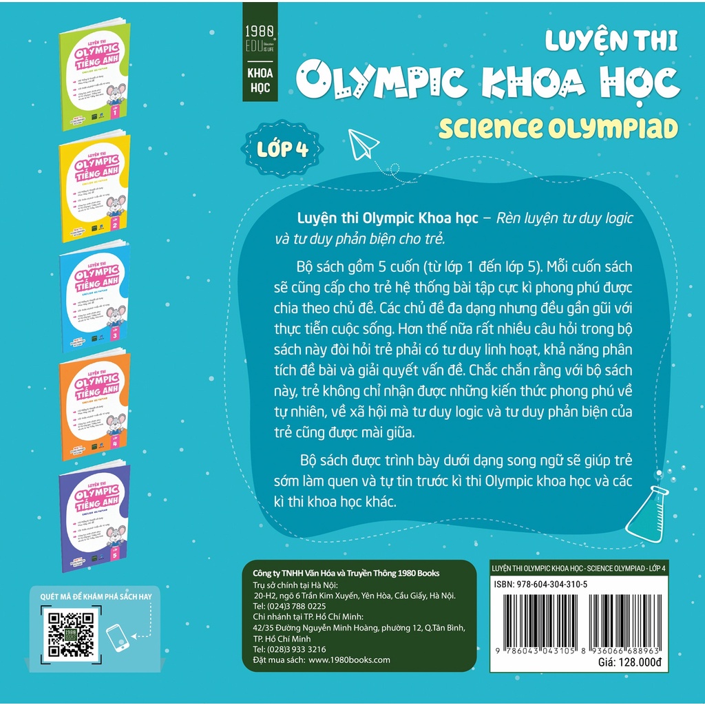 Sách - Luyện Thi Olympic Khoa Học Lớp 4