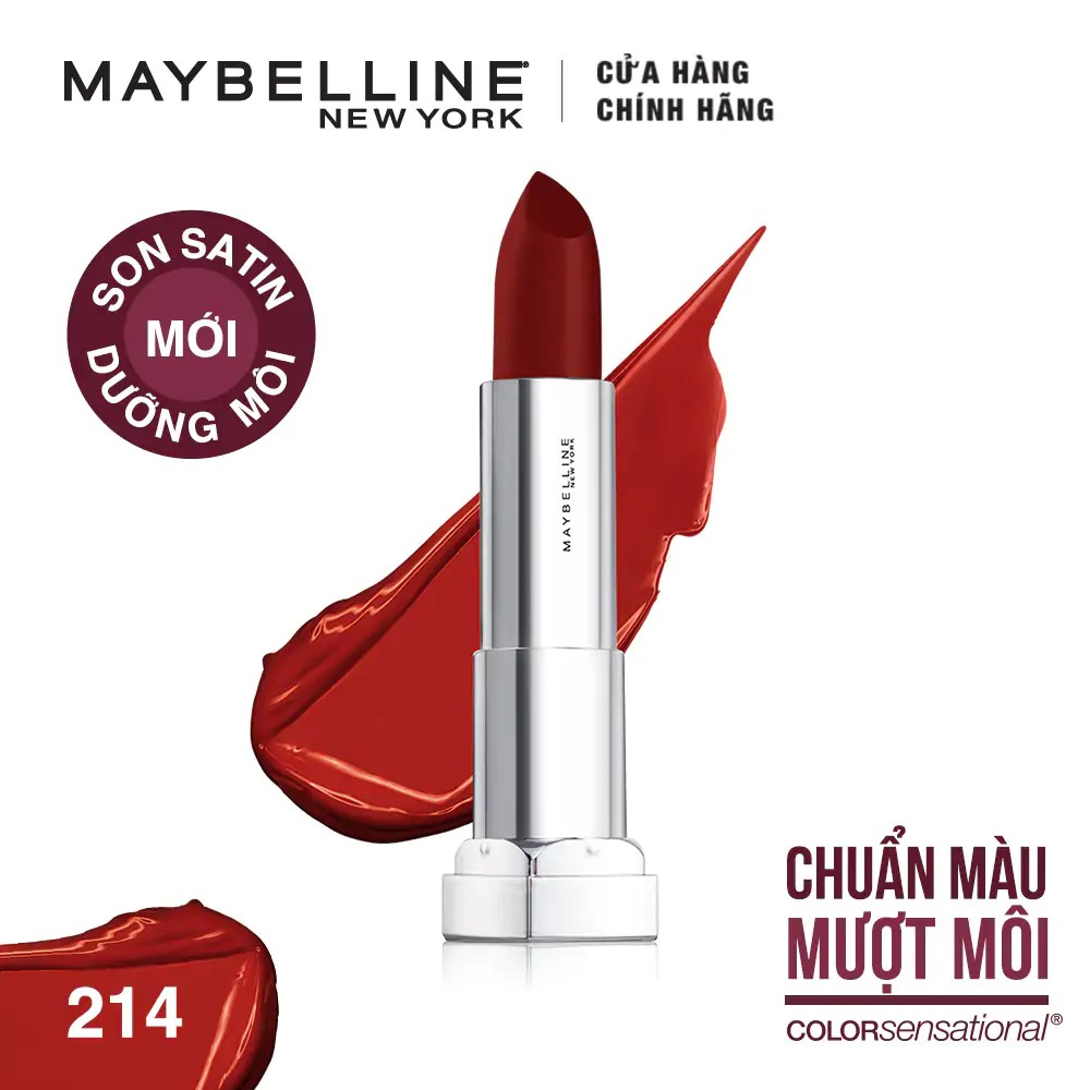 Son Lì Maybelline Csens State Your Color Fearless Plum 3.9g .#214 Sweet Talker Wine