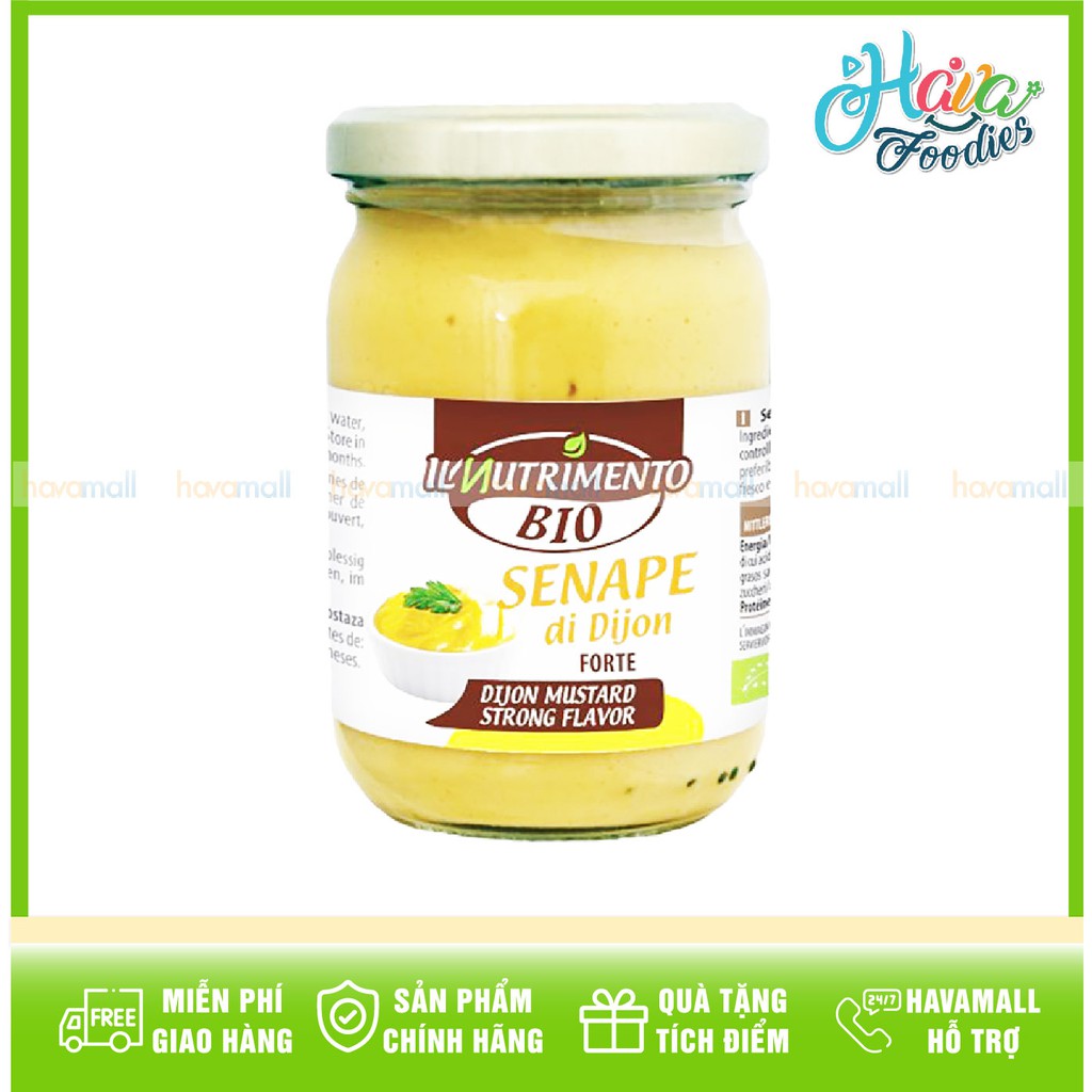 [HÀNG CHÍNH HÃNG] Sốt Mù Tạt Vàng Dijon Hữu Cơ Probios 200gr - Organic Mustard Sauce