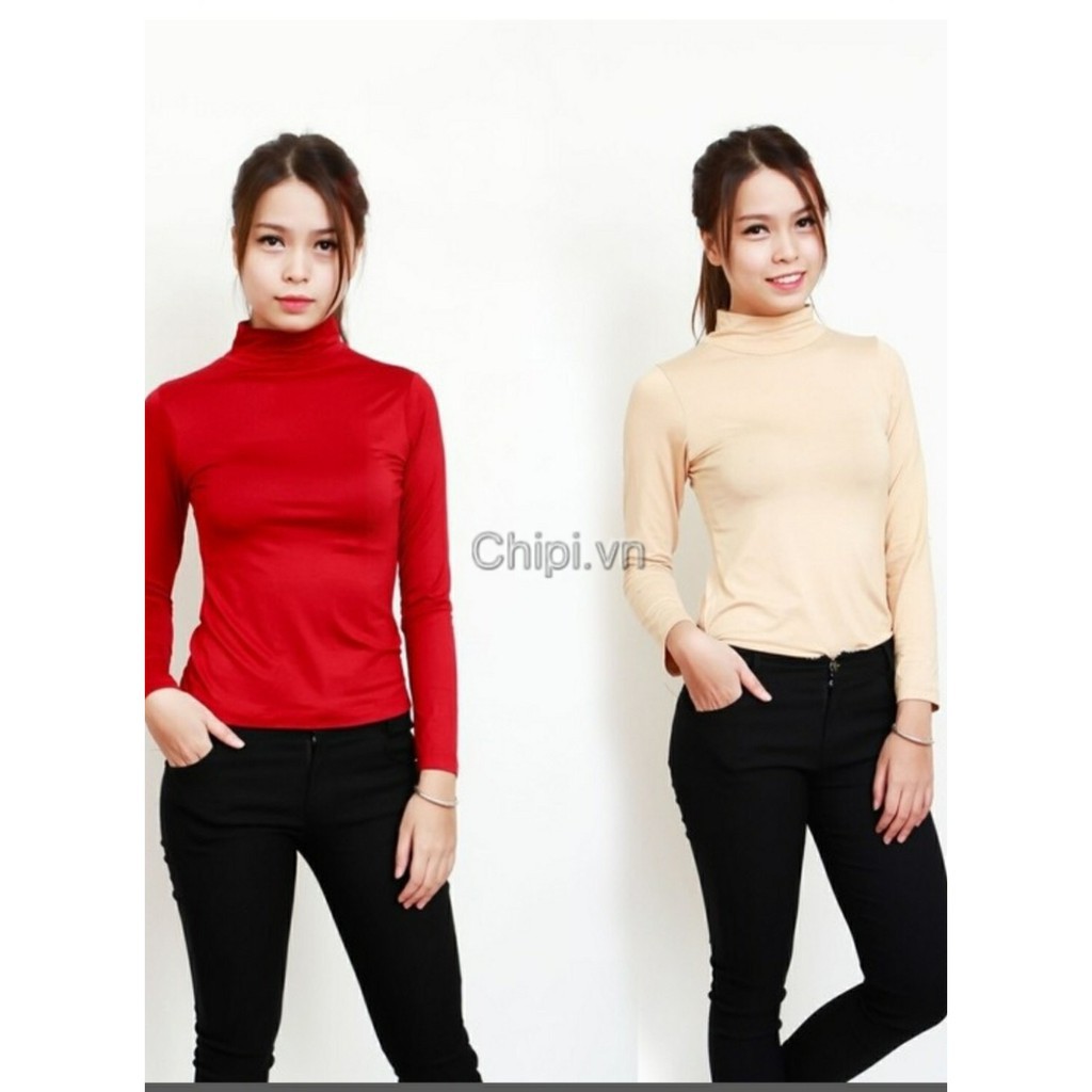ÁO THUN NỮ GIỮ NHIỆT CO GIÃN 4 CHIẾU
