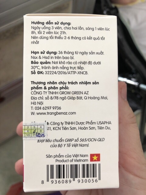 Trắng bền AZ dưỡng da, nội tiết tố nữ | BigBuy360 - bigbuy360.vn