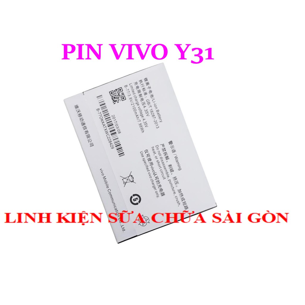 PIN VIVO Y31